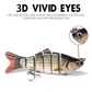 🎣 50 % DE RÉDUCTION ! 🐟 Leurre de pêche bionique à plusieurs segments