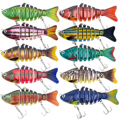 🎣 50 % DE RÉDUCTION ! 🐟 Leurre de pêche bionique à plusieurs segments