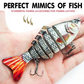 🎣 50 % DE RÉDUCTION ! 🐟 Leurre de pêche bionique à plusieurs segments