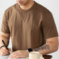 🔥SOLDES🔥T-shirt à col rond et coutures en V pour homme