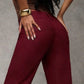 🌺 50 % DE RÉDUCTION 💐 Pantalon de costume évasé élégant pour femme