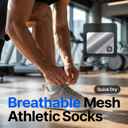 🔥OFFRE SPÉCIALE🔥Chaussettes courtes pour homme, respirantes et antibactériennes