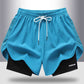 🥳SOLDES 2026🥳Short de course 2-en-1 à séchage rapide pour hommes et femmes