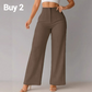 🥳SOLDES 2026🥳Pantalon décontracté à jambes larges unie pour femme