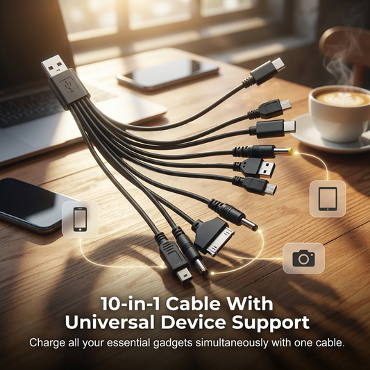 ⚡Livraison ultra-rapide⚡Câble de recharge USB universel 10-en-1
