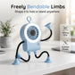 🥳SOLDES 2026🥳Ventilateur de bureau robotisé flexible avec éclairage LED
