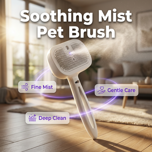 🥳SOLDES 2026🥳Brosse auto-nettoyante pour animaux de compagnie avec lumière UV