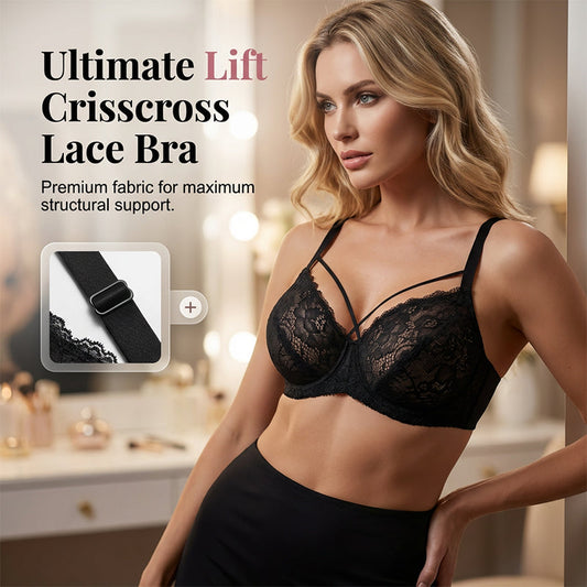 Soutien-gorge à lacets pour femme, offrant un excellent maintie