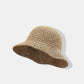 ☀️-50% | Chapeau paille large bord tissé main femme pliable