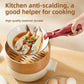 Pince en silicone anti-brûlures Pince multifonctionnelle créative pour la cuisine Porte-cuillère Pinces à casserole
