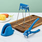 Pince en silicone anti-brûlures Pince multifonctionnelle créative pour la cuisine Porte-cuillère Pinces à casserole