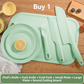🥳SOLDES 2026🥳Ensemble couteau de cuisine et planche à découper sécurisés pour enfants