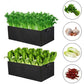 🌱 50% DE RÉDUCTION! 🧺 Lit de Jardin Surélevé en Tissu avec Séparateurs – Tissu Durable, Drainage Excellent & Gain de Place 🌿