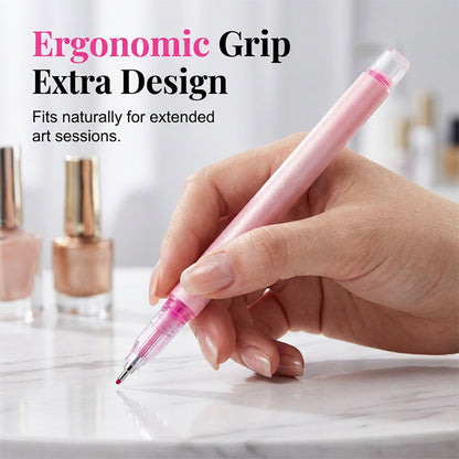 Coffret de 12 stylos pour le design des ongles