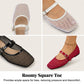 Ballerines en maille respirante avec bride pour femme