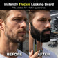 🖍️Coloration rapide pour barbe grise – pour un look plus fourni et plus marqué, stick de retouche pratique