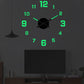 -50% Aujourd’hui 🌙🏠 Horloge Murale 3D Lumineuse en Acrylique