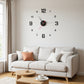 -50% Aujourd’hui 🌙🏠 Horloge Murale 3D Lumineuse en Acrylique