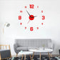 -50% Aujourd’hui 🌙🏠 Horloge Murale 3D Lumineuse en Acrylique