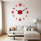 -50% Aujourd’hui 🌙🏠 Horloge Murale 3D Lumineuse en Acrylique
