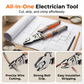 🔧 50 % DE RÉDUCTION EN CE MOMENT ! ⚡ Pince à cliquet pour électricien – Coupe, dénudage, préhension et sertissage – Auto-verrouillante, antirouille et tout-en-un : l'outil indispensable de tout électricien 🛠️