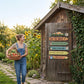⏳Offre limitée -50%⏰Plaque décorative murale en bois rustique pour jardin🏡