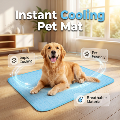 Tapis rafraîchissant pour animaux de compagnie en été – lit respirant en Ice Silk