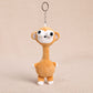 -50% Aujourd’hui 🦒✨ Porte-Clés Animal en Peluche à Long Cou