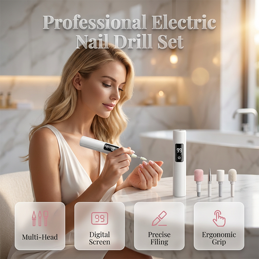 -50% Aujourd’hui 💅⚡ Polisseuse à Ongles Électrique Pro