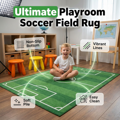 -50% Aujourd’hui ⚽✨ Tapis Terrain de Football Antidérapant
