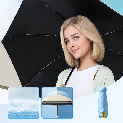 -50% Aujourd’hui ☂️☀️ Parapluie Pliant Compact Anti-UV