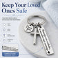 🎁 1 Acheté = 1 Offert ✝️ Porte-Clés Croix en Acier Inoxydable “Drive Safe”