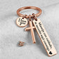 🎁 1 Acheté = 1 Offert ✝️ Porte-Clés Croix en Acier Inoxydable “Drive Safe”