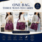 Sac fourre-tout imperméable – 3 façons de le porter et rangements spacieu