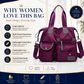 Sac fourre-tout imperméable – 3 façons de le porter et rangements spacieu