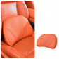 🚗Ensemble appui‑tête et coussin lombaire haut de gamme 💆Soutien ergonomique, confort pour longs trajets auto 💺