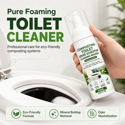 🚽50 % DE RÉDUCTION EN CE MOMENT ! Nettoyant moussant pour toilettes, nettoyant écologique et compostable sous forme de mousse, mousse neutralisant les odeurs pour éliminer les dépôts minéraux et nettoyer en profondeur le séparateur d'urine