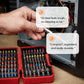 ❄️Summerfresh : 50 % de réduction !🔧Jeu de 83 embouts de vissage S2 – Un kit bien organisé pour vos travaux de bricolage quotidiens