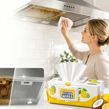 Lingettes Humides Jetables pour Cuisine