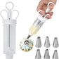 📢 OFFRE LIMITÉE −50% ! ⏰ Kit Pistolet à Décorer en Inox – Set Complet de Douilles et Embouts – Décorez l’Intérieur et l’Extérieur ✨