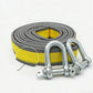 Corde de remorquage de 8 tonnes avec crochets en U