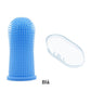 Brosse à dents de doigt en silicone pour animaux de compagnie