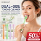 Nettoyez votre langue en un clin d'œil ! Grattoir en silicone 3-en-1 anti-réflexe
