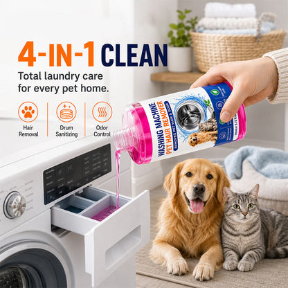 🐾 Nettoyant pour le linge et la machine à laver contre les poils d'animaux