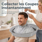 ✂️✨ Cape de coiffure avec filet à cheveux – Évitez que les cheveux coupés ne tombent sur vos vêtements et le sol
