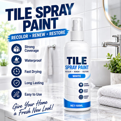 🎨 Peinture en spray pour la rénovation du carrelage | 100 ml, 3 couleurs