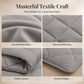 📢📢50 % DE RÉDUCTION !! ⏰ Ensemble de couette matelassée 3 pièces avec taies d'oreiller – Microfibre toutes saisons