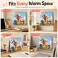 🎄🎁Soldes de Noël – 50 % de réduction 🐕Calendrier mural Chihuahua pour 12 mois – Adorable calendrier mensuel avec des motifs de chiens, pour la maison, le bureau ou comme cadeau 📅