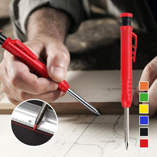 ⏳🔥LIMITED-TIME 67% OFF! Multifunctional, quick-drying carpenter’s pencil with pencil leads