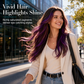 💇‍♀️ Mèches colorées lisses à clipser | Extensions de cheveux lisses à clipser, installation rapide, sans colle